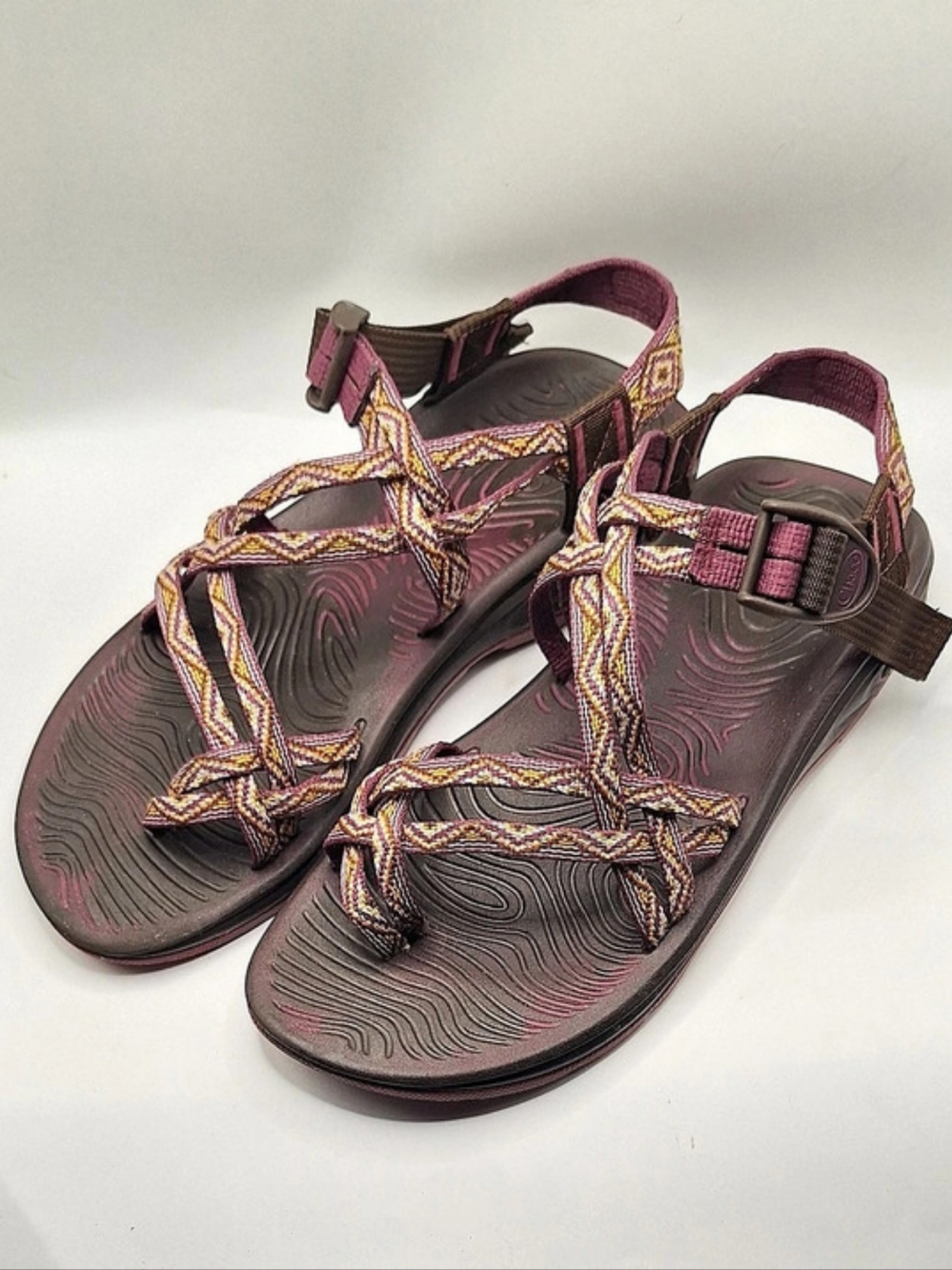 Chaco Women's Sport Multi-Colored Sandals US 10